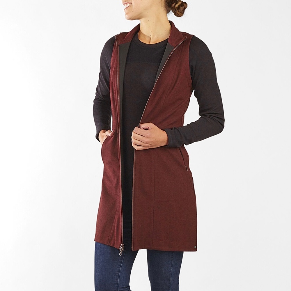 *FIRM PRICE* Title Nine Passport Zip Front Dress Vest Tunic Layer